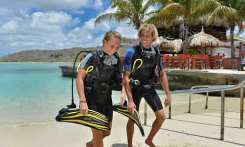 Duiken op chogogo dive & beach resort Curaçao