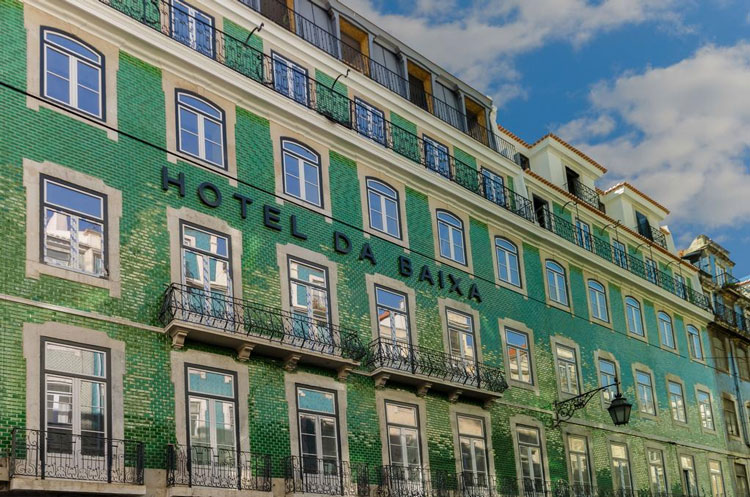 top 5 hotels in Lissabon, hotel da Baixa
