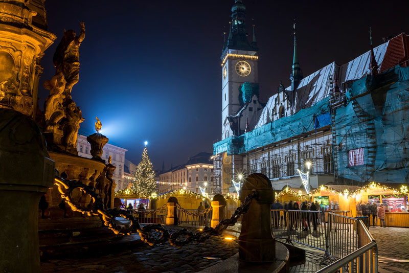 Kerstmarkten-Olomouc